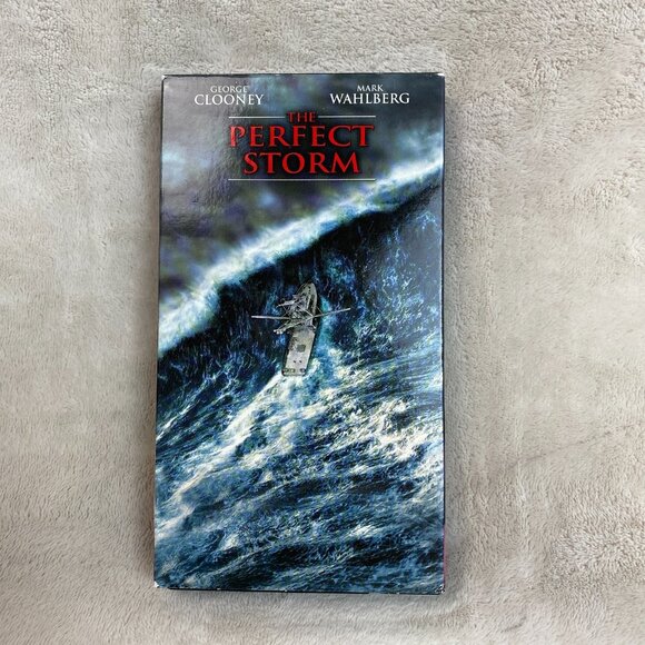 The Perfect Storm 2000 George Clooney Mark Wahlberg Action Drama VHS Tape - Picture 1 of 2